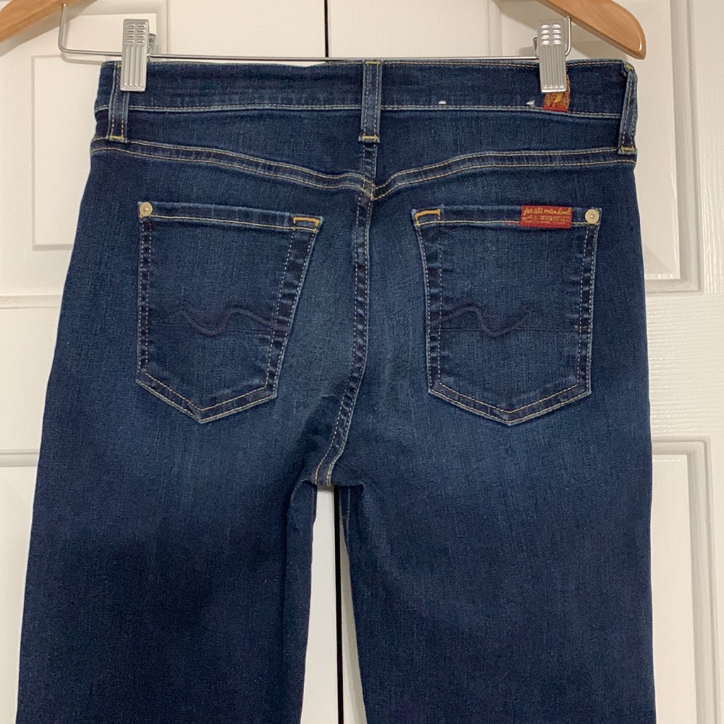 7 For All Mankind Bootcut Low Waist Jeans